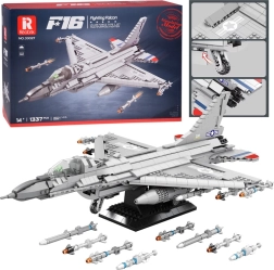 Bouwset REOBRIX straaljager F-16 Fighting Falcon (1337 stukjes)