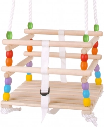 Houten kralenschommel voor kinderen Bigjigs Toys