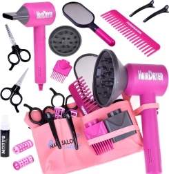 Kappersset voor kleine stylisten met accessoires