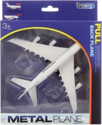 Metalen vliegtuig op batterijen met terugtrekmechanisme