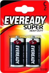 Energizer Eveready Super Heavy Duty batterijen C (R14) 1,5 V – 2 stuks