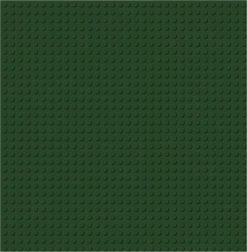 Brixies Plus Basisplaat voor bouwen donkergroen 25,5 x 25,5 cm