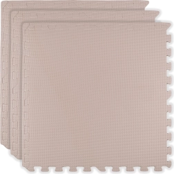 Schuimvloer speelmat HUMBI 180 × 60 cm, waterdichte grote puzzel, 3 stuks, lichtroze