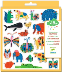 Djeco stickers Dieren overal om je heen