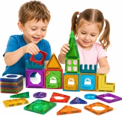 Woopie magnetische bouwset 3D-kasteel met 30 onderdelen