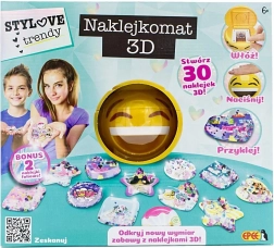 Naklejkomat 3D van Epee – creatieve stickerfabriek