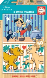 Educa houten puzzels Disney klassiek 2×50 stukjes