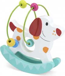 Houten hond-labyrint – motorisch speelgoed voor kinderen