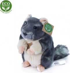 Pluchen chinchilla 15 cm ecologisch
