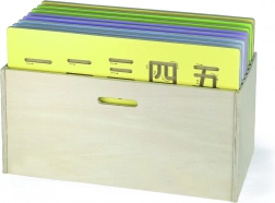 VIGA houten box voor borden – organizer met FSC-certificaat