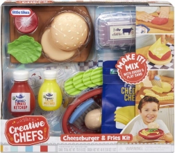 creatieve set cheeseburger en friet LITTLE TIKES Creative Chefs