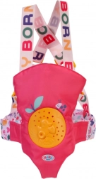 BABY born draagzak met klikbare versieringen