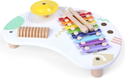 Houten muziektafel met cimbalen en xylofoon voor kinderen 18+ maanden ECOTOYS