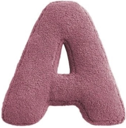 Mealini pluchen letter A roze - 1 stuk