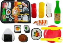 Kinderset voor sushi met bestek en accessoires (27 stuks)