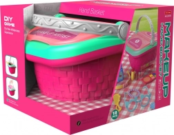 Speelset make-up mandje voor kleine dametjes