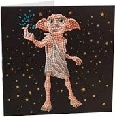 Crystal Art wenskaart Dobby 18 × 18 cm
