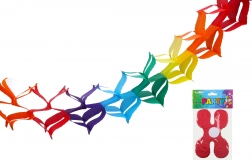 Kleurvolle papieren slinger 3 m