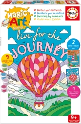 Educa schilderen op nummer – schip en heteluchtballon