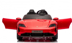 Elektrische kinderauto PORSCHE Taycan Turbo S – rood