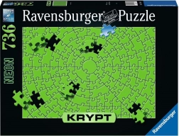 Puzzel RAVENSBURGER KRYPT neon-groen, 736 stukjes