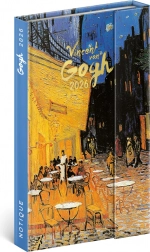 Notique weekagenda Vincent van Gogh 2026 met magnetische sluiting, 13 x 21 cm