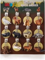 Mojo display met 72 sleutelhangers – bosdieren