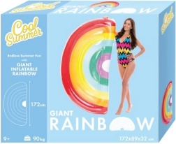 Opblaasbaar luchtbed regenboog TM Toys