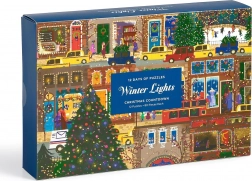 Puzzel adventskalender winterlichten