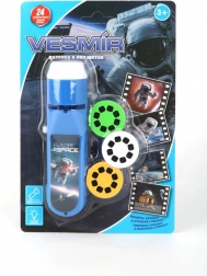 Zaklamp en ruimteprojector – kinderset voor projectie