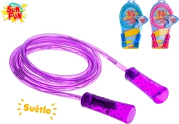 Sun Fun lichtgevend springtouw met LED voor kinderen 210 cm