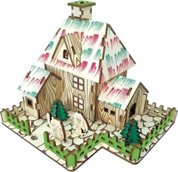 Houten 3D-puzzel heksenhut WOODCRAFT
