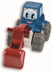 Androni gerecyclede vrolijke graafmachine Happy Truck 36 cm
