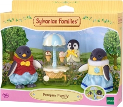 Sylvanian Families pinguïn-familie met ijskar