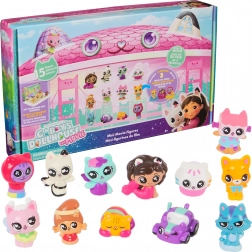 GABBY'S DOLLHOUSE filmset – 12 mini figuren en 3 standaards