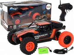 RC terreinwagen 1:24 met 4x4-aandrijving – oranje