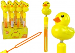 Bellenblaas gele eend met geluid 29 cm