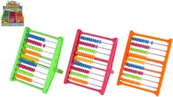 Plastic telraam met 90 kralen 11 × 15 cm