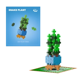 Plus-Plus bloem Snake Plant