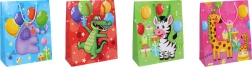 Cadeautas L kind 32 × 44 × 11 cm met dieren