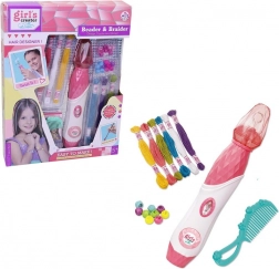Haarparelset met accessoires op batterijen