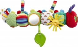 Textielspeeltje De zeer hongerige rups – actief pluche rammelaar en bijtring