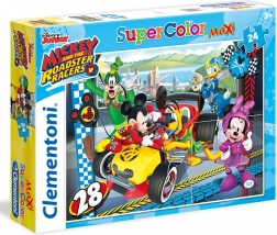 Maxi puzzel 24 stukken Mickey racer