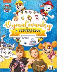 Kleurboek Paw Patrol met kindertatoeages - 1 stuk