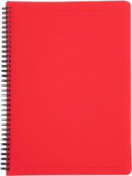 Ringblok A5 Classic rood