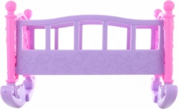 Kunststof wiegje voor poppen 45 cm