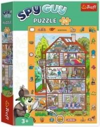 puzzel met zoekplaatjes Spy Guy: In het huis 24 stukjes