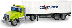 Vrachtwagentrekker met container en licht- en geluidseffecten, 48 cm