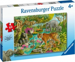 Ravensburger puzzel Dieren van India 60 stukjes