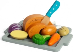 Bigjigs Toys Houten speelset voor gebraden kip